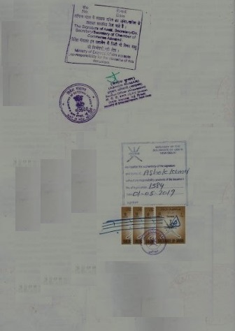 Document Attestation from Oman Embassy
